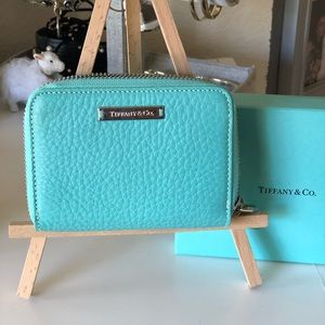 Tiffany & Co. Blue Zipper Wallet